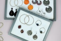 Turn Old Frames into a Chic Earring Organizer