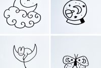 31 Simple Lunar Sketch Prompts