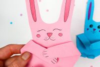 Creative Bunny Handprint Art