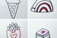 Whimsical Food Sketchbook Starters