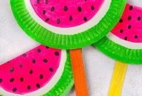 Sweet Summer Paper Watermelon Craft
