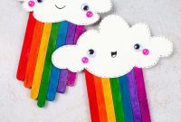 Popsicle Stick Rainbow Extravaganza