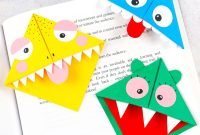 DIY Origami Corner Bookmark