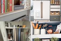 13 Genius Ideas to Organize Above Your Refrigerator