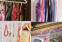 Clever Organizing Ideas Using Shower Curtain Rings