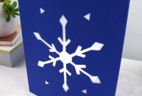Sparkling Snowflake Luminaries