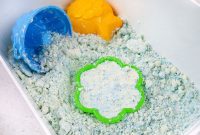 DIY Rainbow Moon Sand