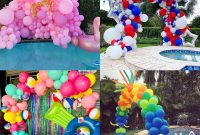 Balloon Decorations That Make Your Pool Party Pop