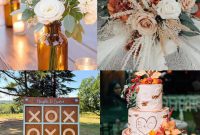 Warm Fall Backyard Wedding Inspirations