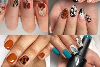 23 Chic Fall Nail Art Ideas for Shorter Tips