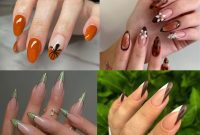 Chic Autumn Almond Nail Ideas