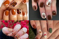 21 Festive Thanksgiving Nail Ideas for Shorties