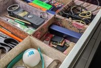 DIY Cardboard Drawer Organizers