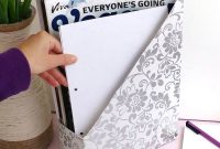 Upcycled Cereal Box Magazine File for Your Desk
