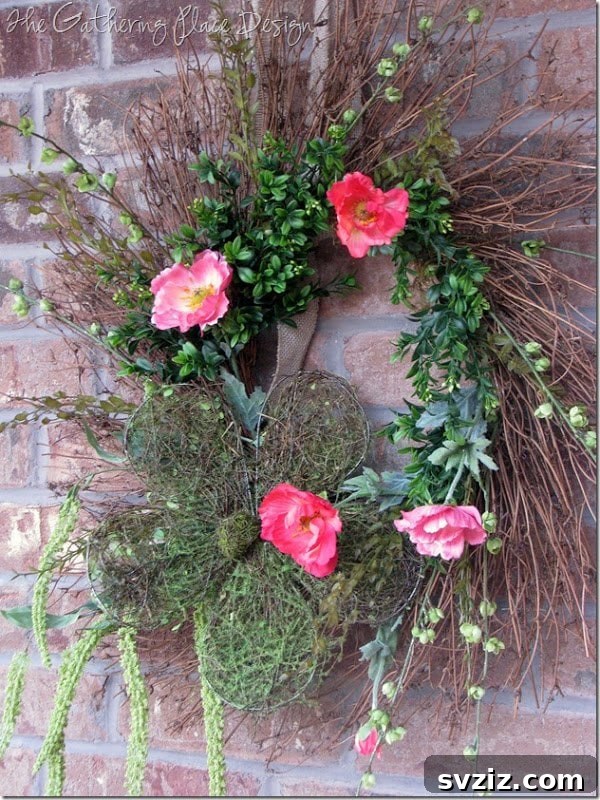 Whimsical Spring Wreath