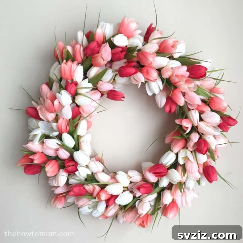 Tulip Wreath
