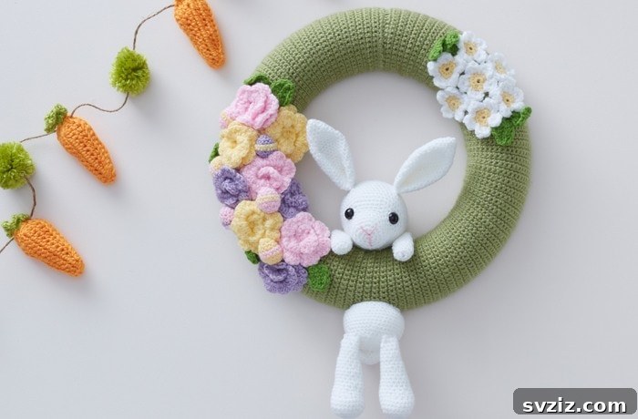 Amigurumi Easter Wreath