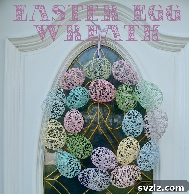 Easter Egg Wreath