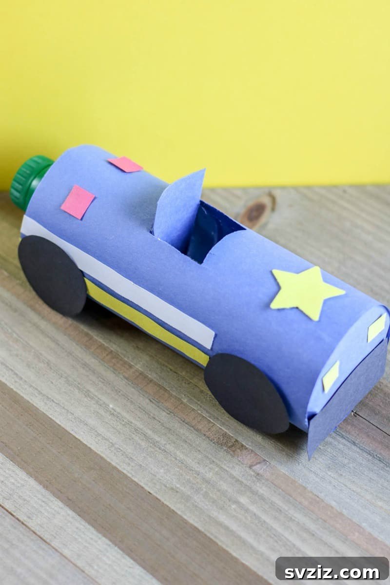 36 Creative Construction Paper Projects 11 Race Car Crafts