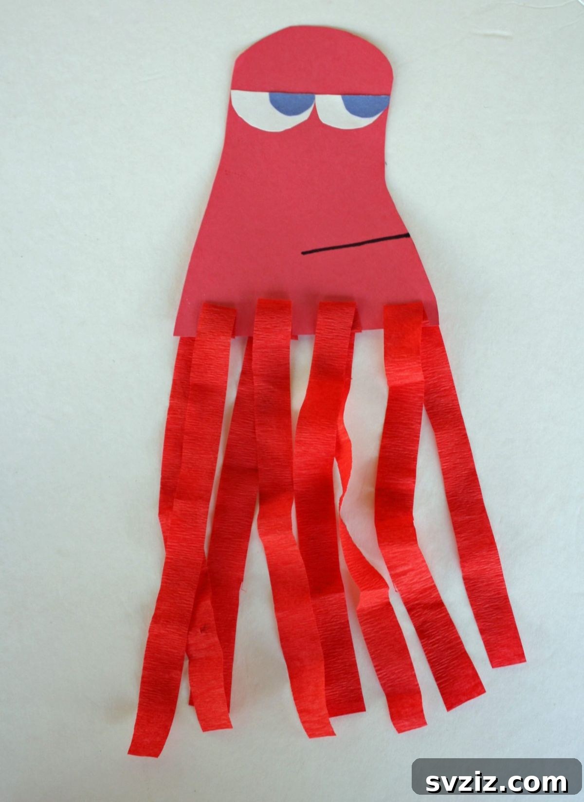 36 Creative Construction Paper Projects 24 Paper Octopus