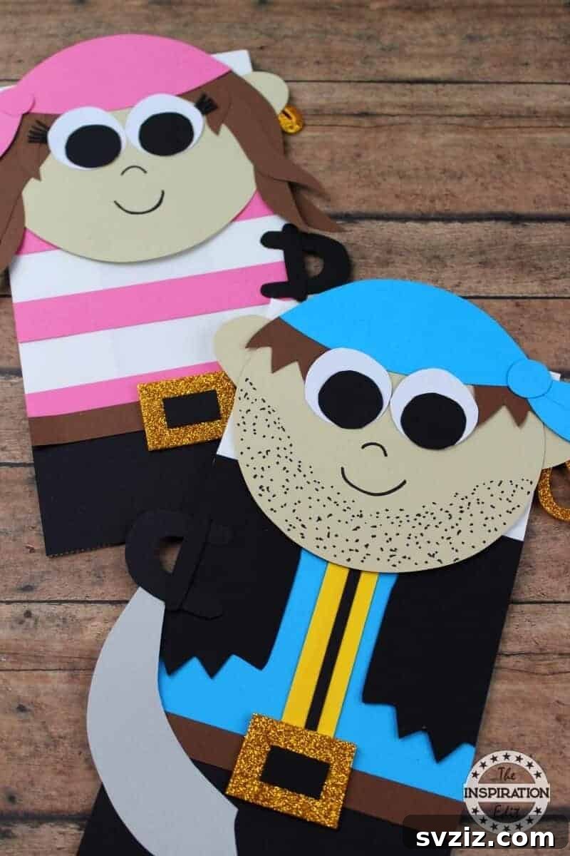 36 Creative Construction Paper Projects 27 Paper Bag Pirates