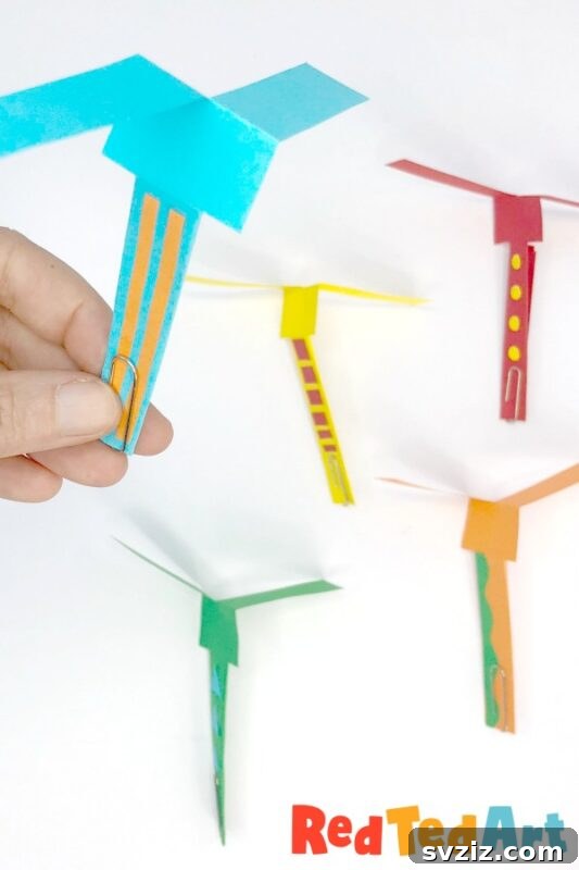36 Creative Construction Paper Projects 29 Helicopter Paper Craft