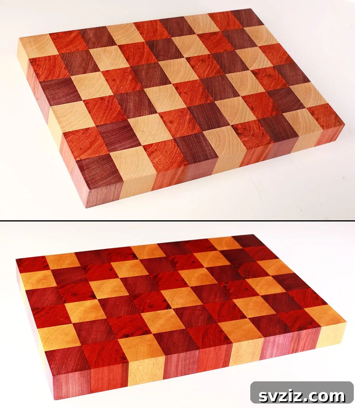 Handmade Log Cabin Design DIY Wooden Cutting Board