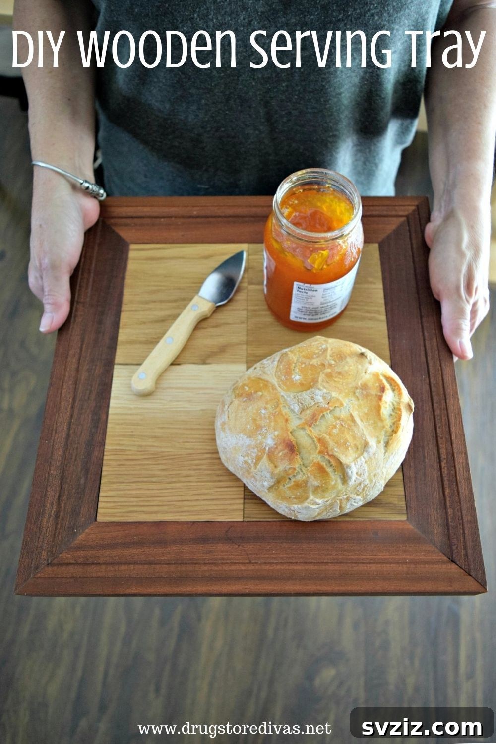 Handcrafted DIY Wooden Serving Tray for Home Entertaining