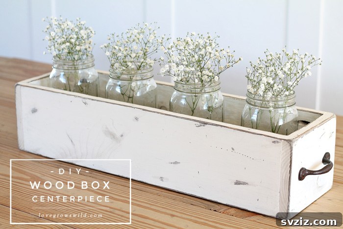 Versatile DIY Woodbox Centerpiece for Any Occasion