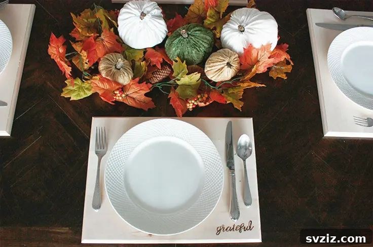 Stylish DIY Wooden Placemats for Personalized Table Settings