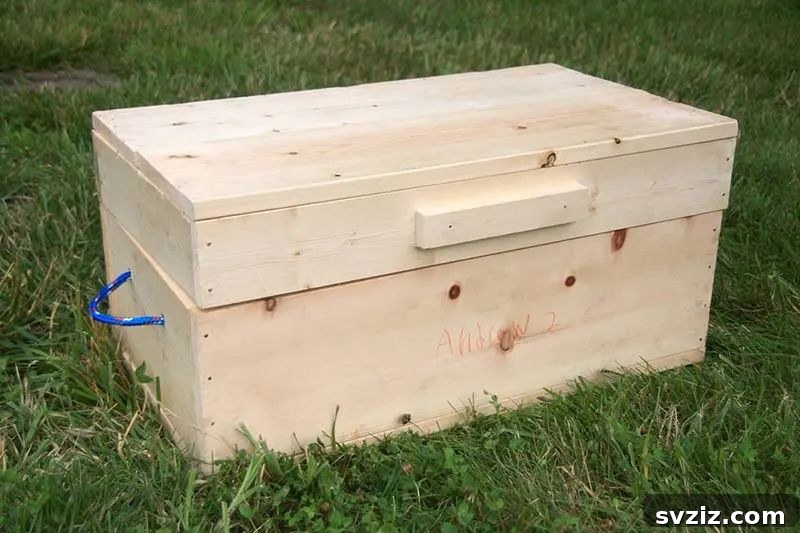 Timeless DIY Wooden Chest for Storage and Keepsakes