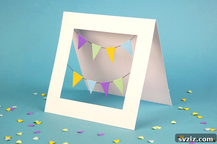 41 Creative Handmade Birthday Card Ideas 14 Happy Birthday Garlands Card