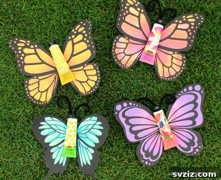 41 Creative Handmade Birthday Card Ideas 22 Butterfly Gift Card with a Secret Pouch