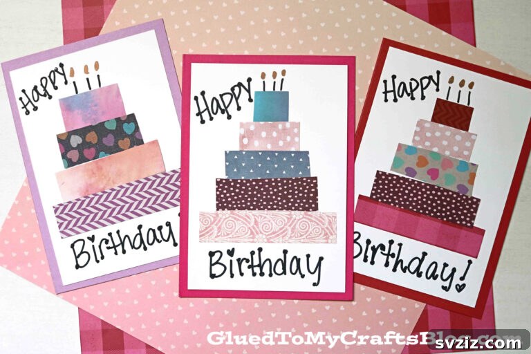 41 Creative Handmade Birthday Card Ideas 8 Creative Paper Scrapped Birthday Cards