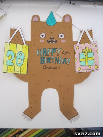 41 Creative Handmade Birthday Card Ideas 10 Charming Birthday Bear Card