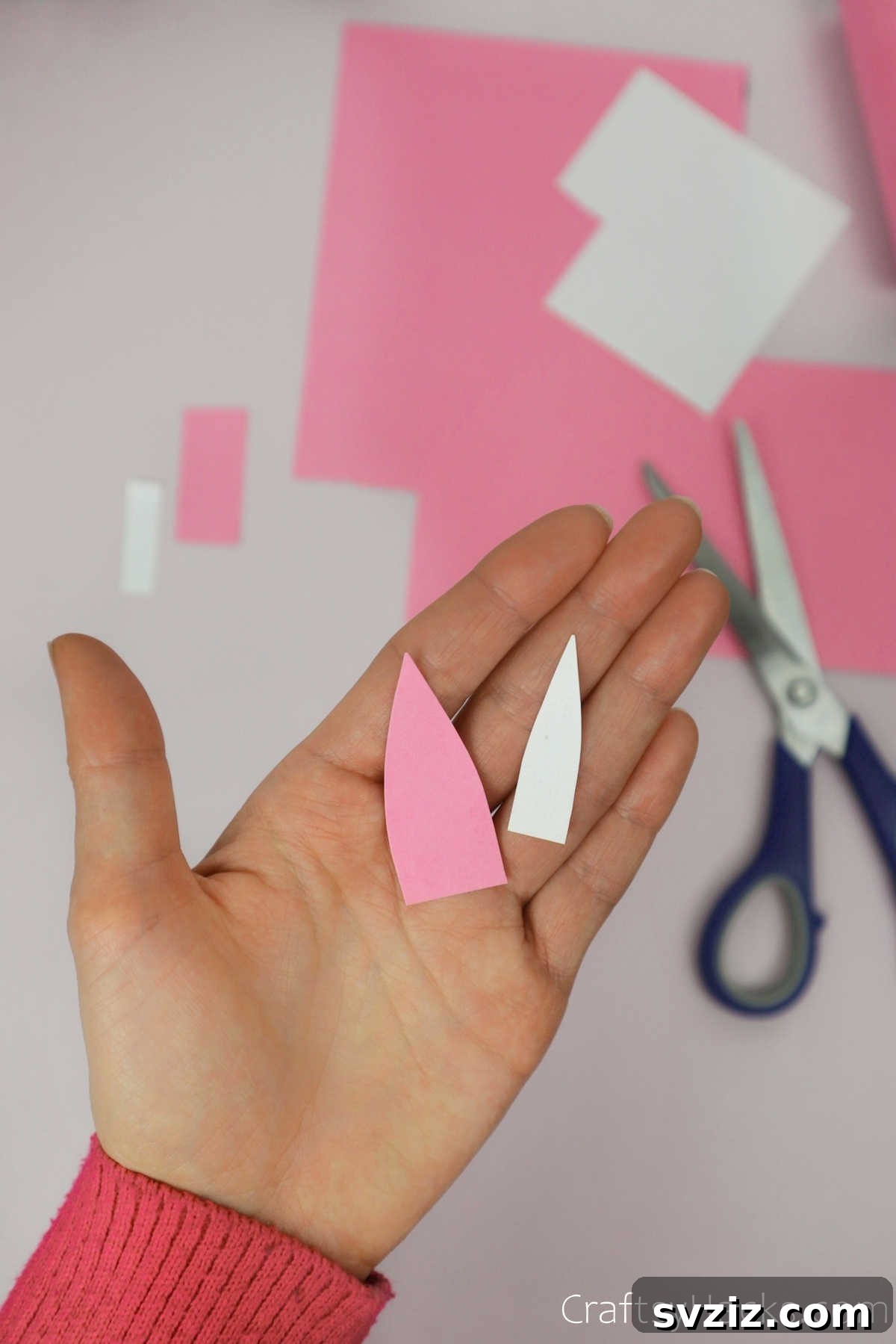 Magical Unicorn Toilet Roll Creations 15 cutting out paper for ears