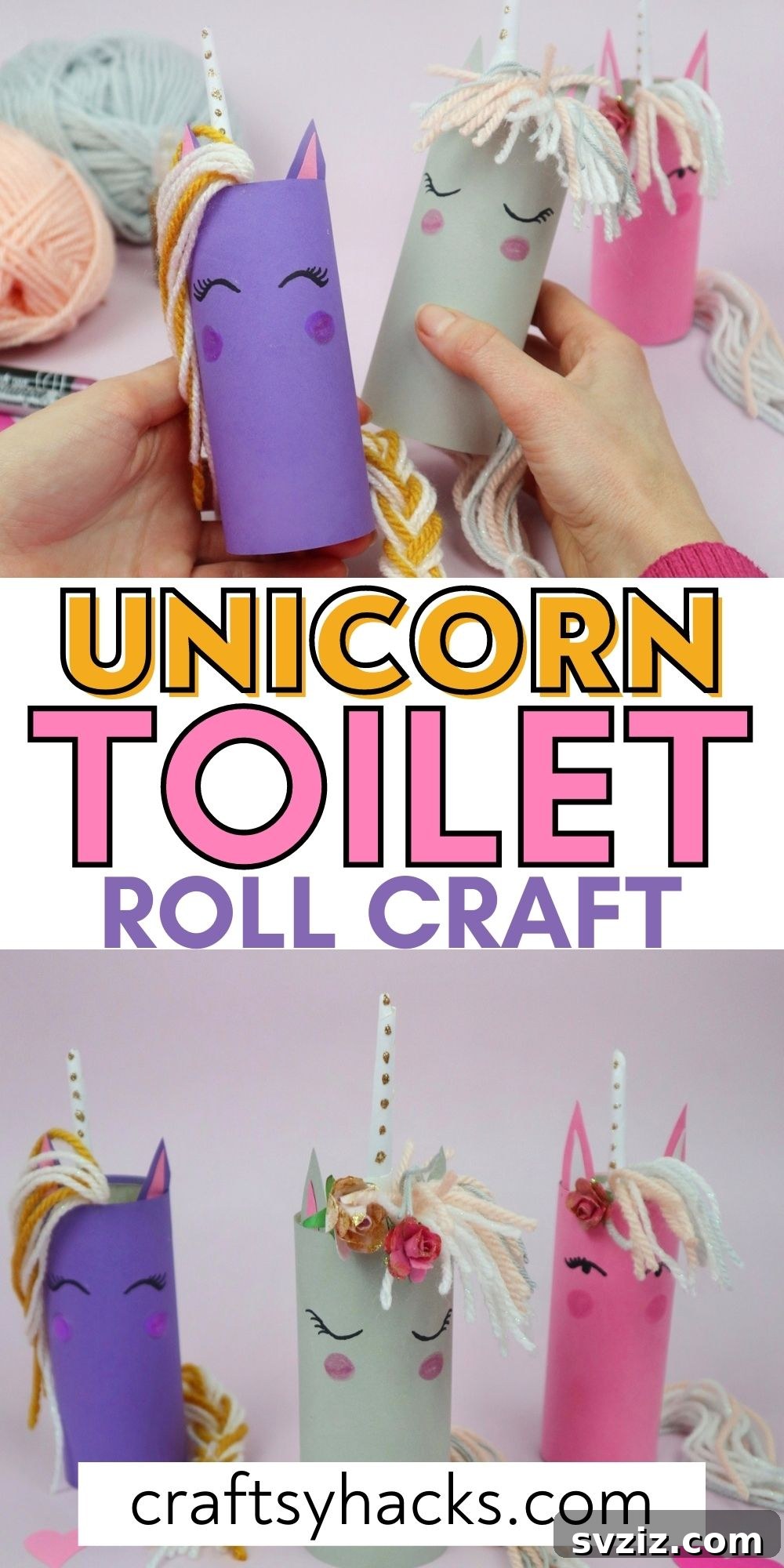 Magical Unicorn Toilet Roll Creations 31 unicorn toilet roll craft