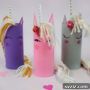 Magical Unicorn Toilet Roll Creations 32 unicorn craft