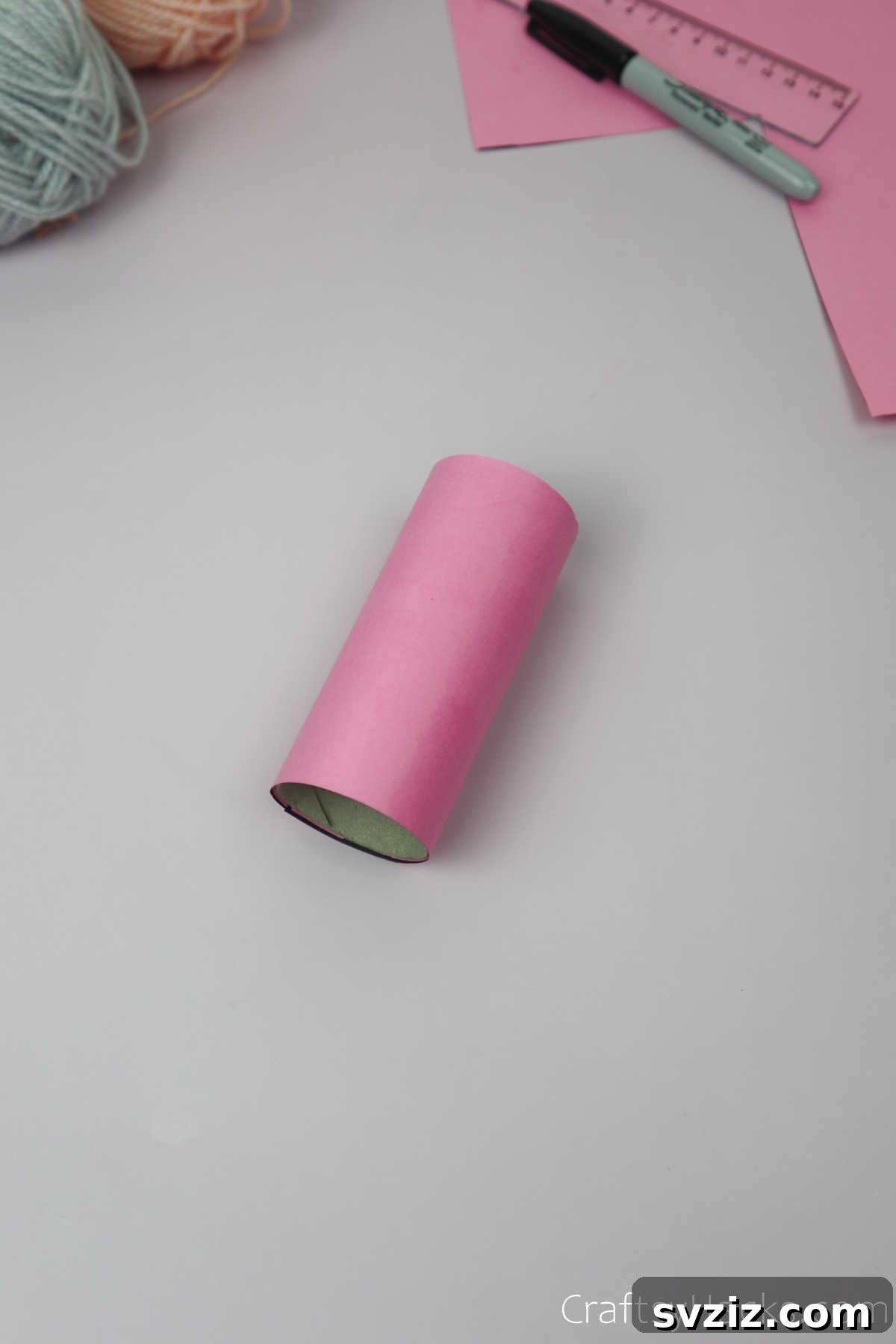 Magical Unicorn Toilet Roll Creations 9 wrapping coloured paper to paper roll