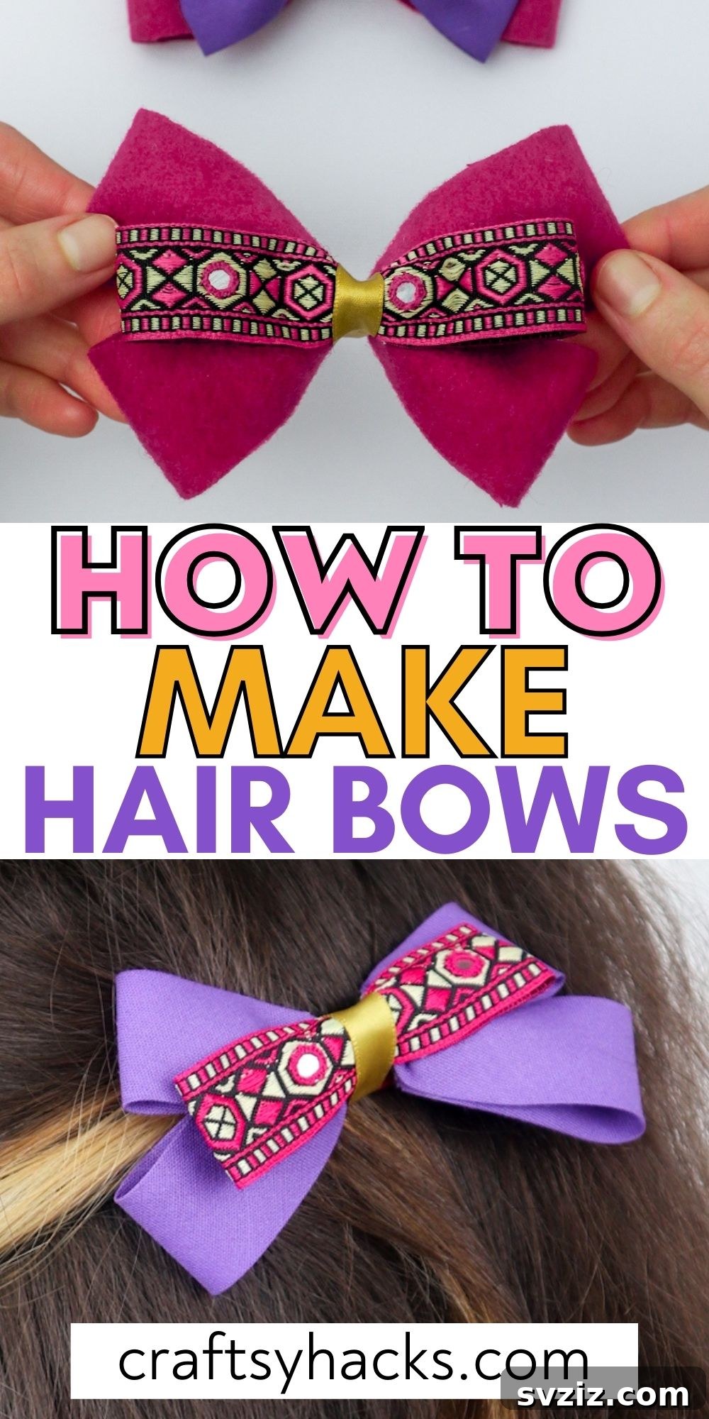 A stunning array of handmade hair bows in various styles and colors, demonstrating the endless possibilities of DIY crafting