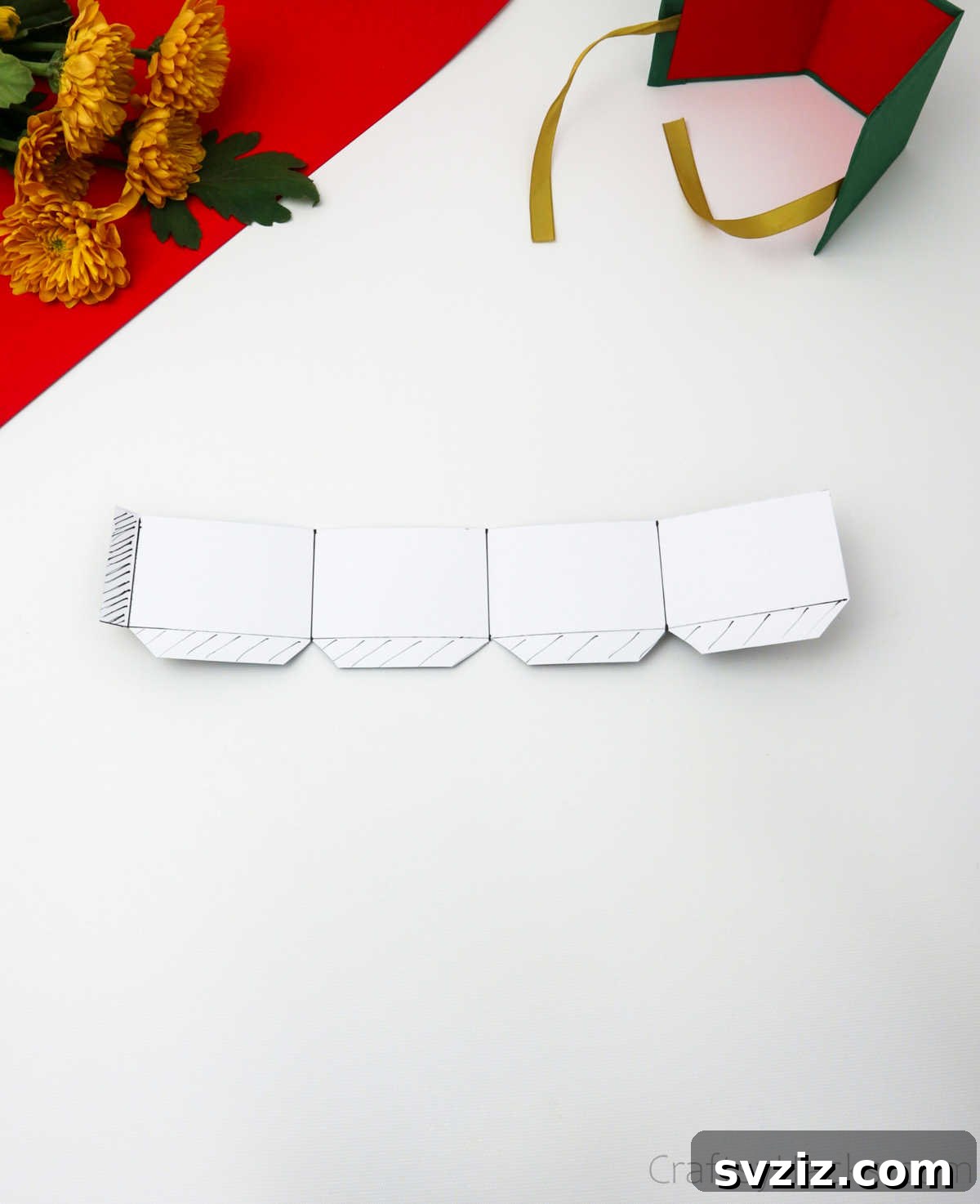 Craft Personalized Gift Boxes 16 paper folded in 4 sections