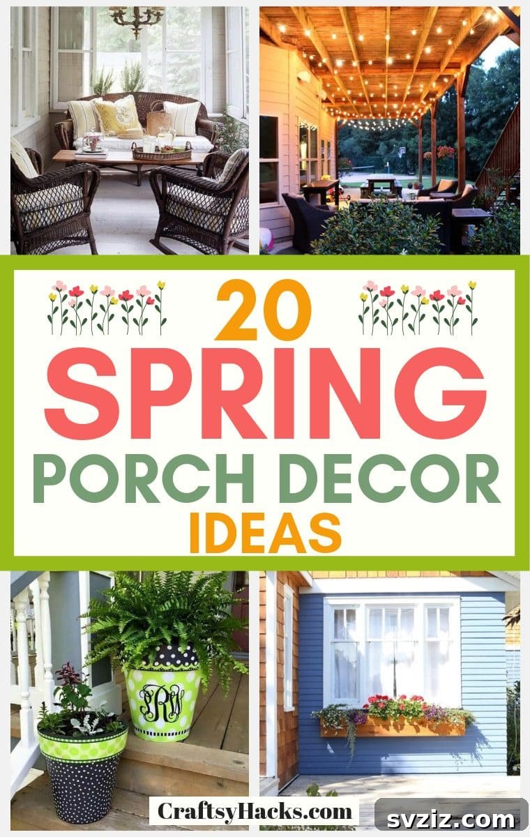 20 Spring Porch Decor Ideas to Inspire You 2 20 Spring Porch Decorating Ideas