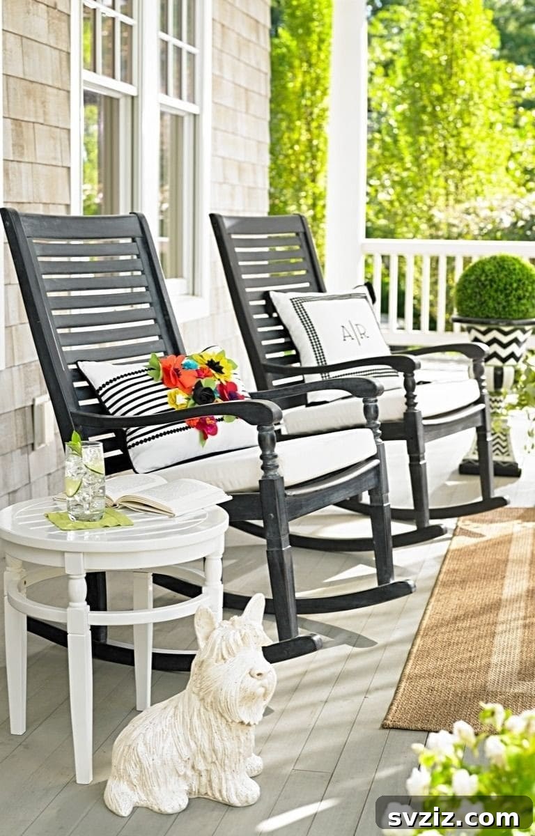 20 Spring Porch Decor Ideas to Inspire You 3 Comfy Seat