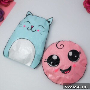 A delightful paper squishy creation, ready for fun.
