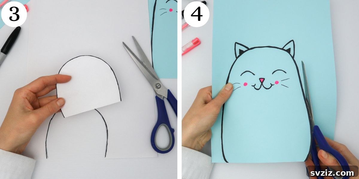 Create Adorable Paper Squishies Print Play 5 Cutting out paper squishy shapes and preparing additional details.