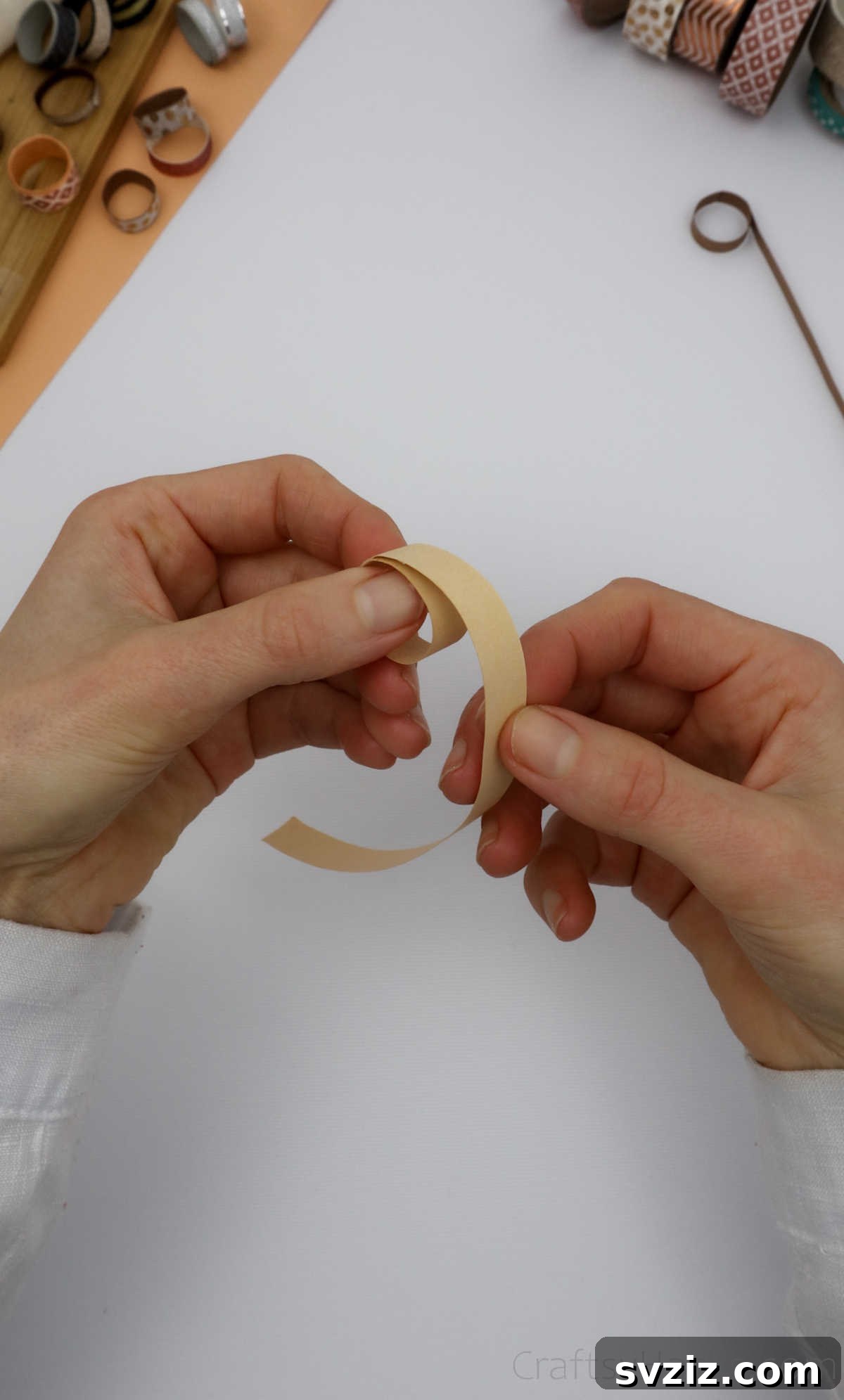 Craft Your Own Paper Ring 13 wrapping paper