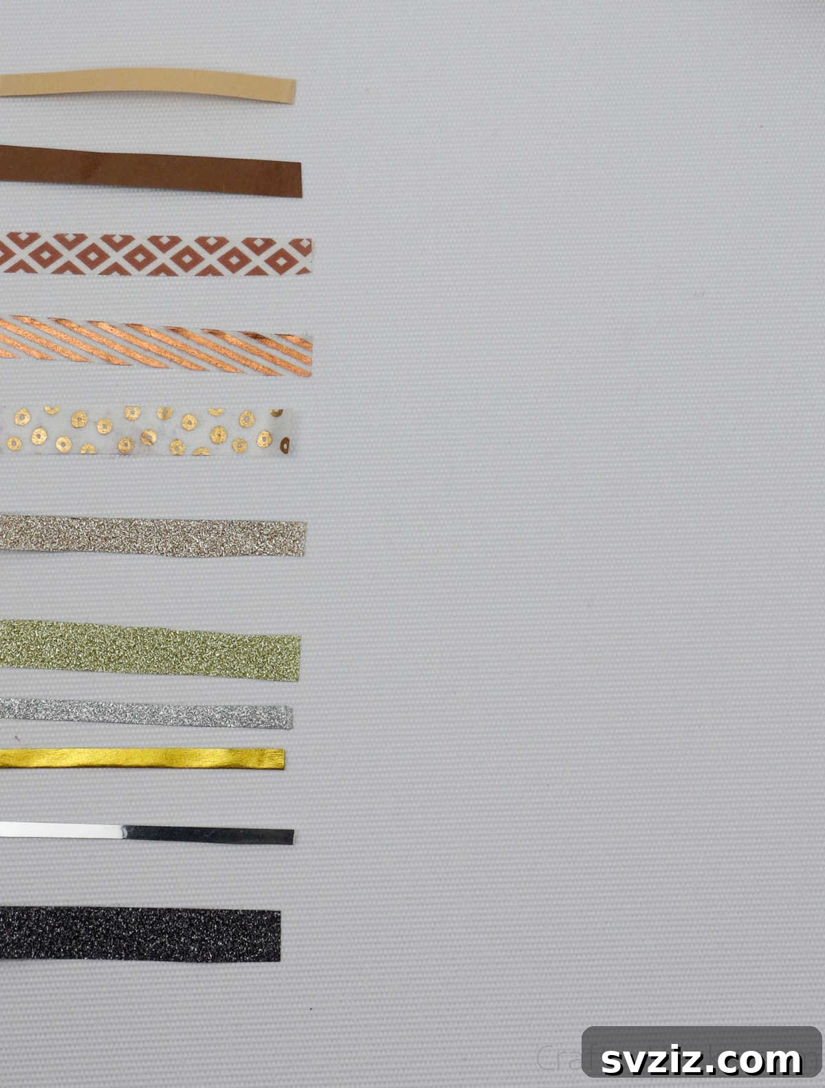 Craft Your Own Paper Ring 17 strips of washi tape