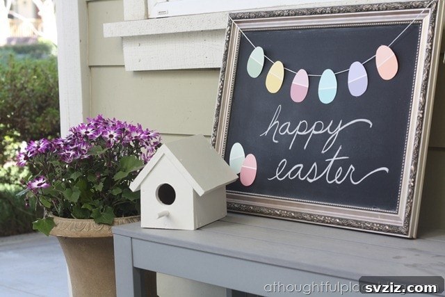 DIY Easter Garland