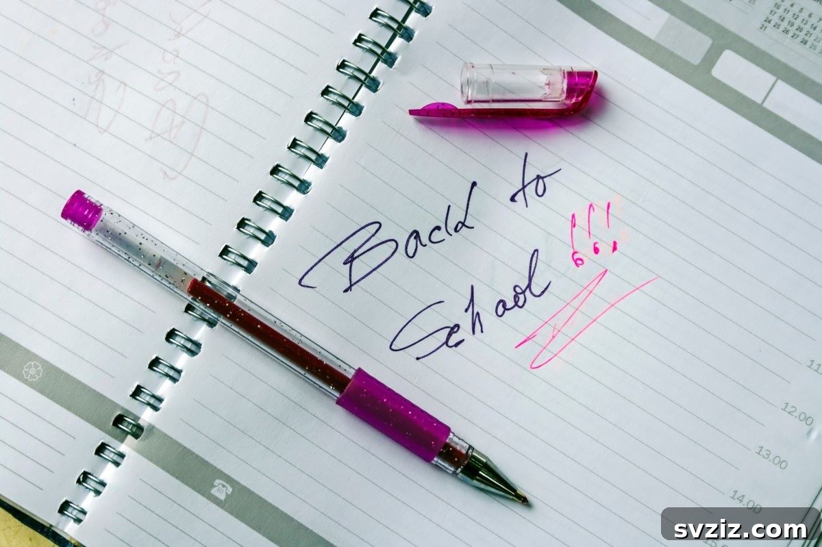 Genius Student Strategies 14 back to school agenda