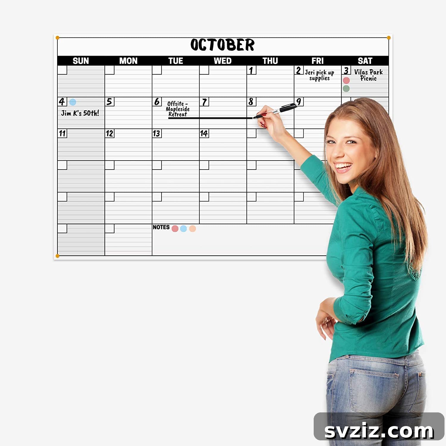 Genius Student Strategies 19 Dry Erase Calendar